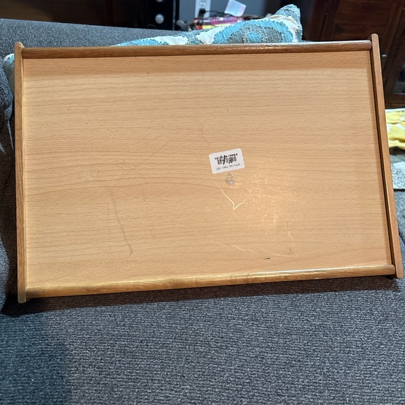 Rustic Americana Wooden Serving Tray USA Flag Decor - Picture 2 of 4